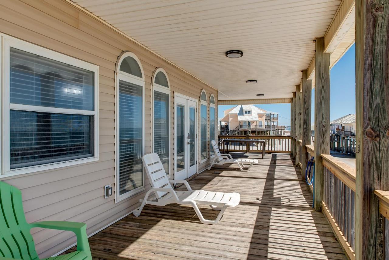 Marisol - Pet Friendly And Gulf Front! Enjoy The Large Deck With Amazing Views! Home Дофин-Айленд Экстерьер фото